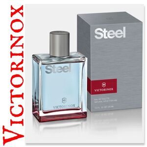 NIB Steel Victorinox Swiss Army cologne 3.4 FL OZ